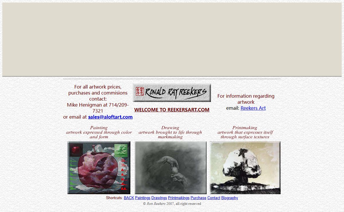 Ron Reekers Fine Arts Gallery