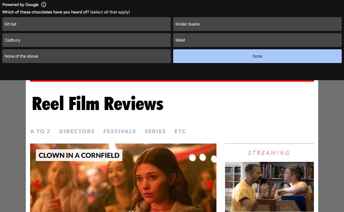 Reel Film Reviews – Reviews by David Nusair