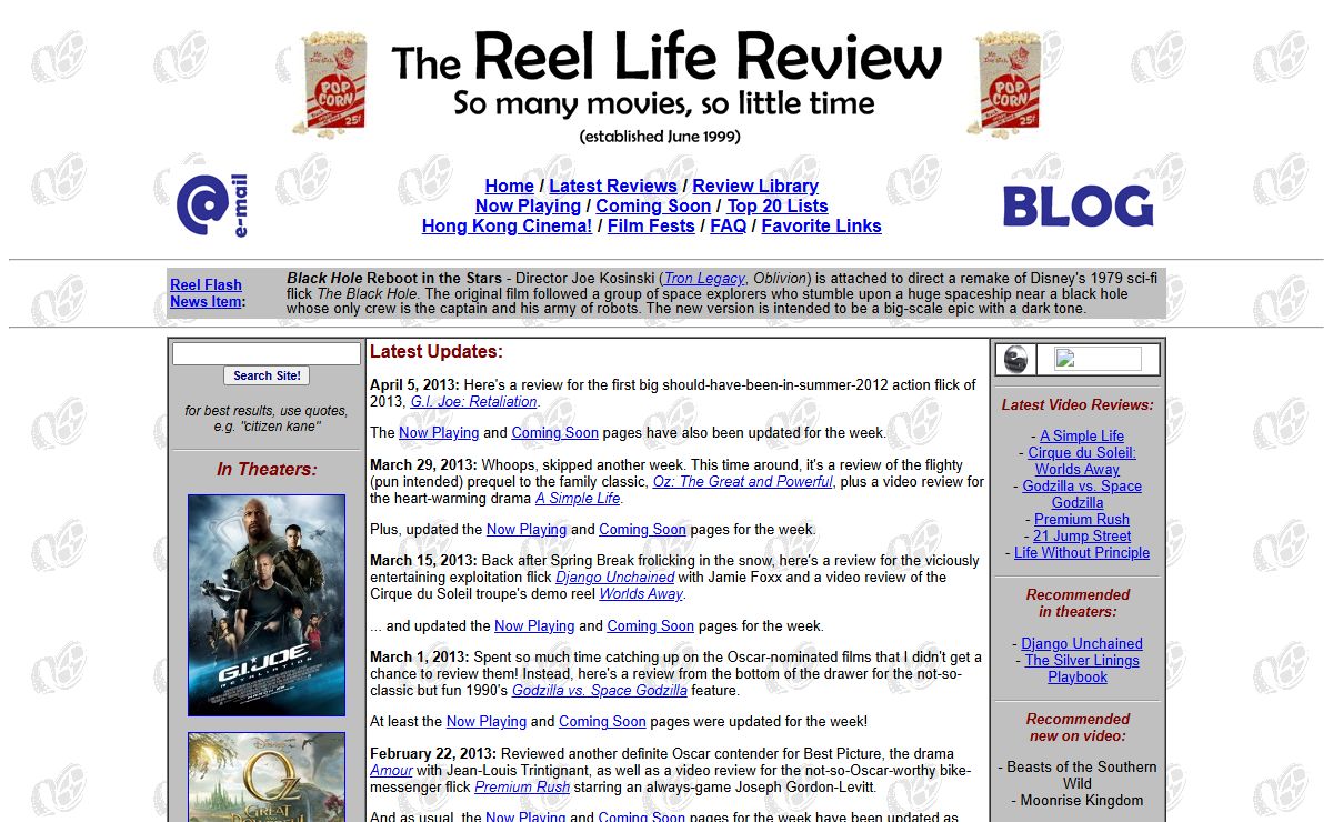 The Reel Life Review
