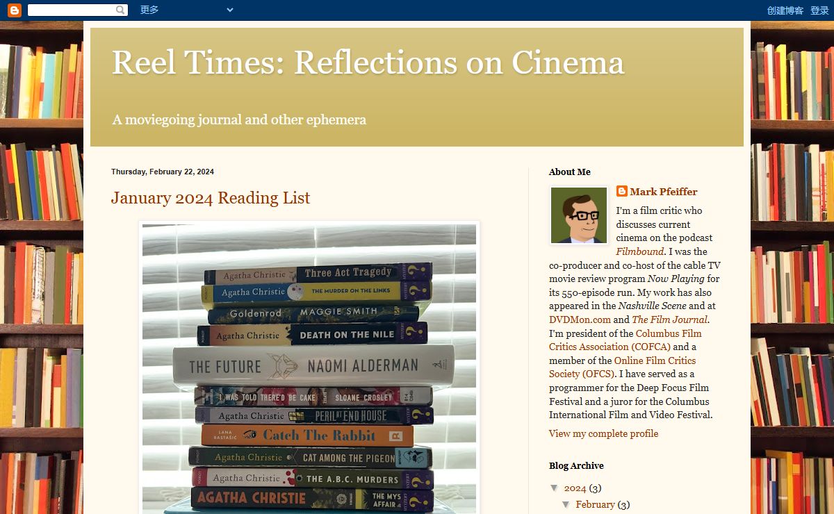 Reel Times: Reflections on Cinema