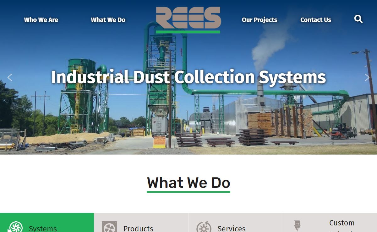 Industrial Dust Collection Systems - Rees-Memphis