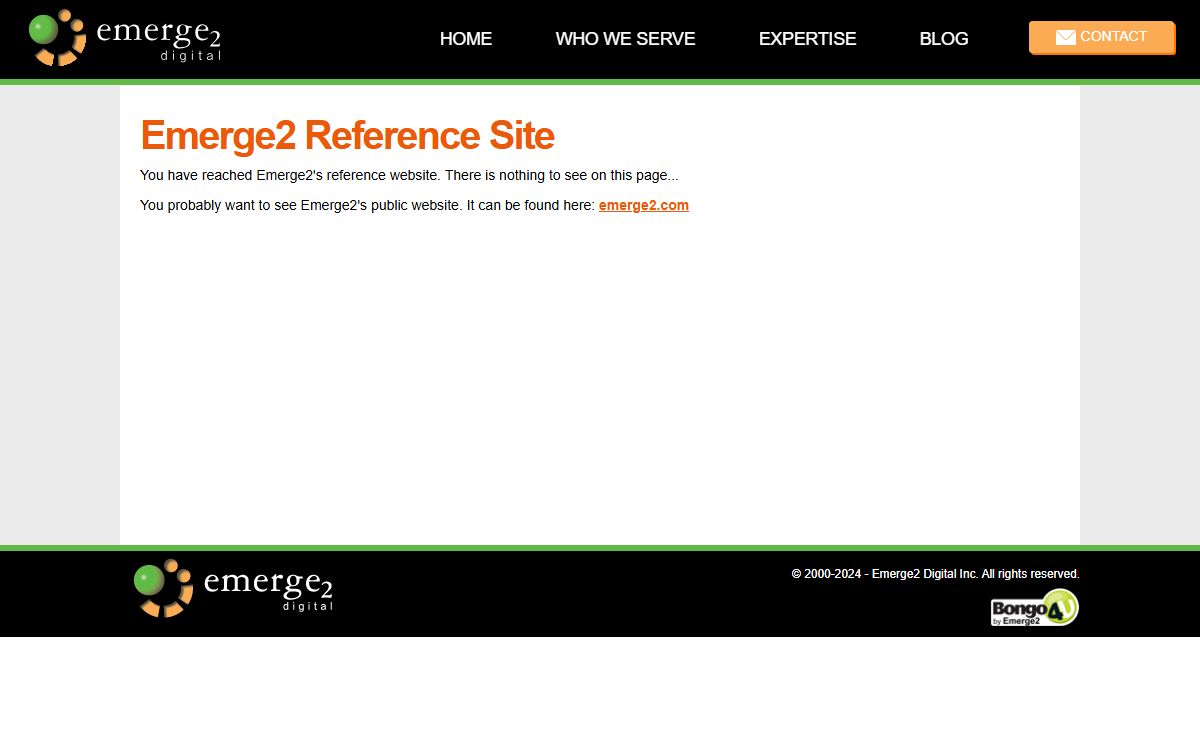 Emerge2 Reference