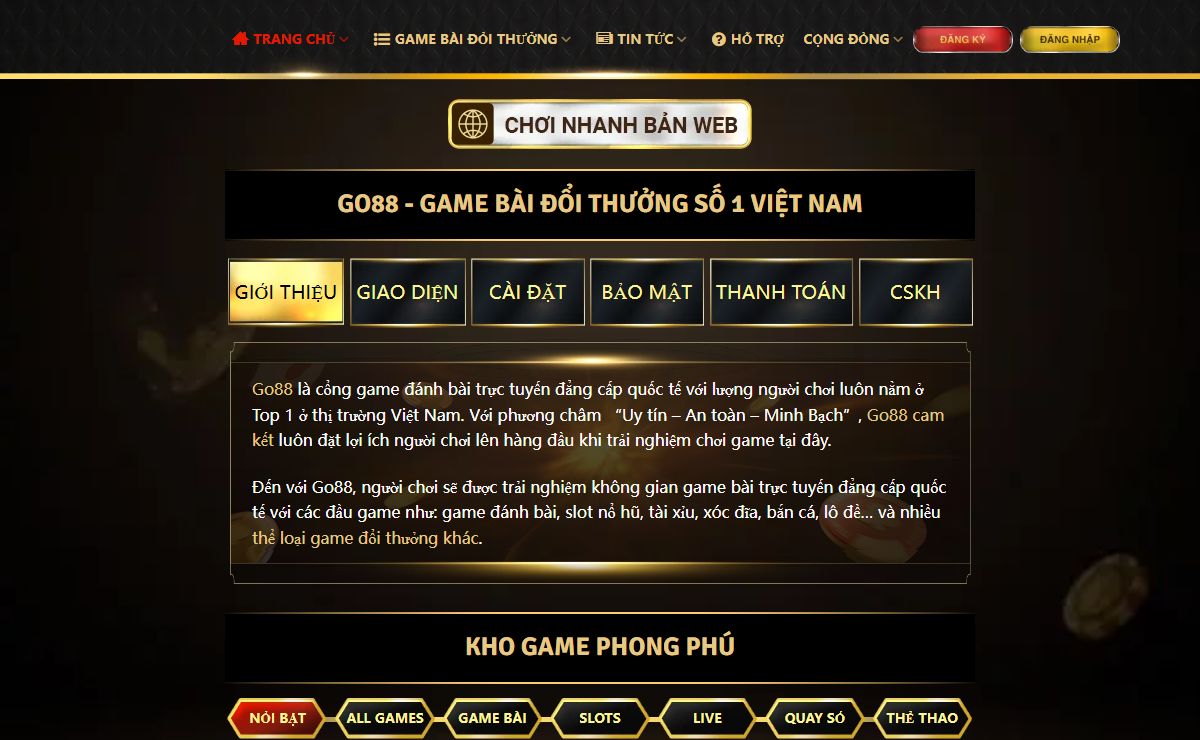 GO88 | Link Tải App Go 88: Game Bài Tài Xỉu Đổi Thưởng 2025