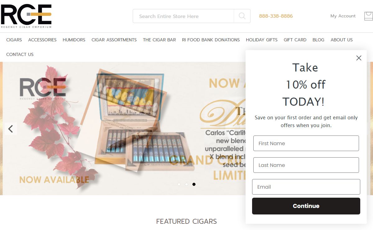 Brand Name Cigars, Rare Cigars & Premium Cigars For Sale | Regency Cigar Emporium