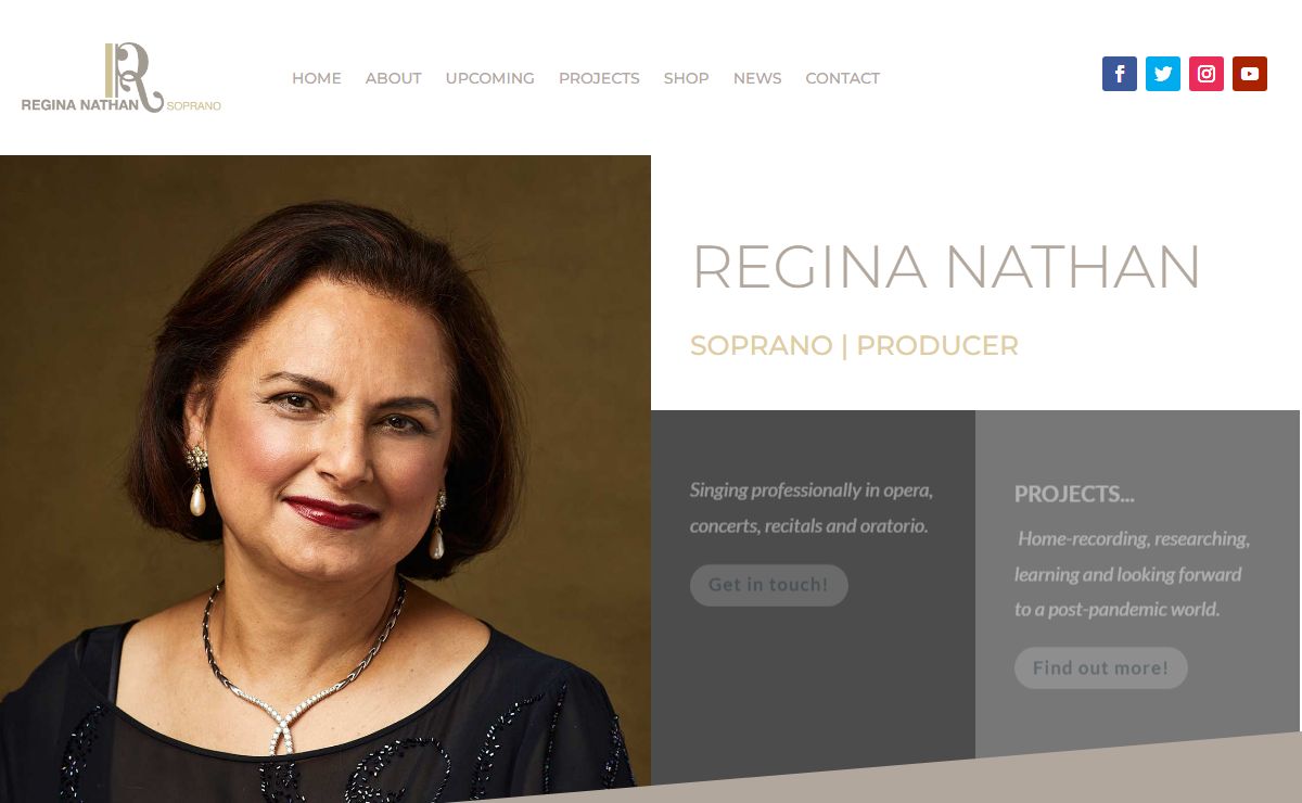 Home - Regina Nathan : Soprano
