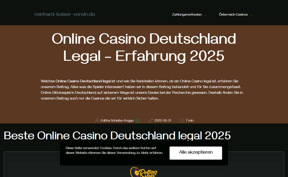 Online Casino Deutschland Legal | Beste Angebote [2025]