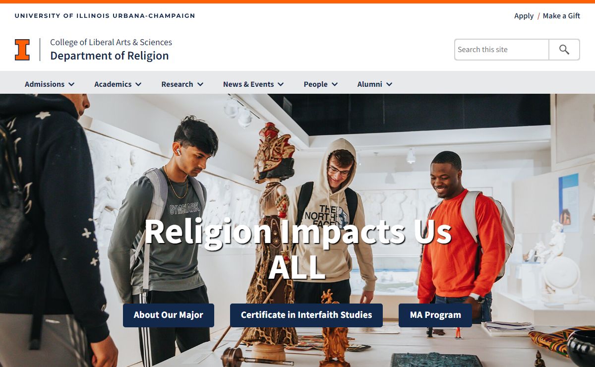 Home | Department of Religion | Illinois