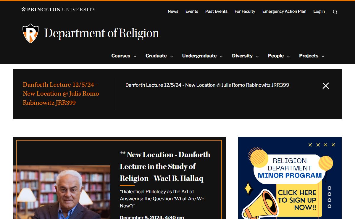 Department of Religion