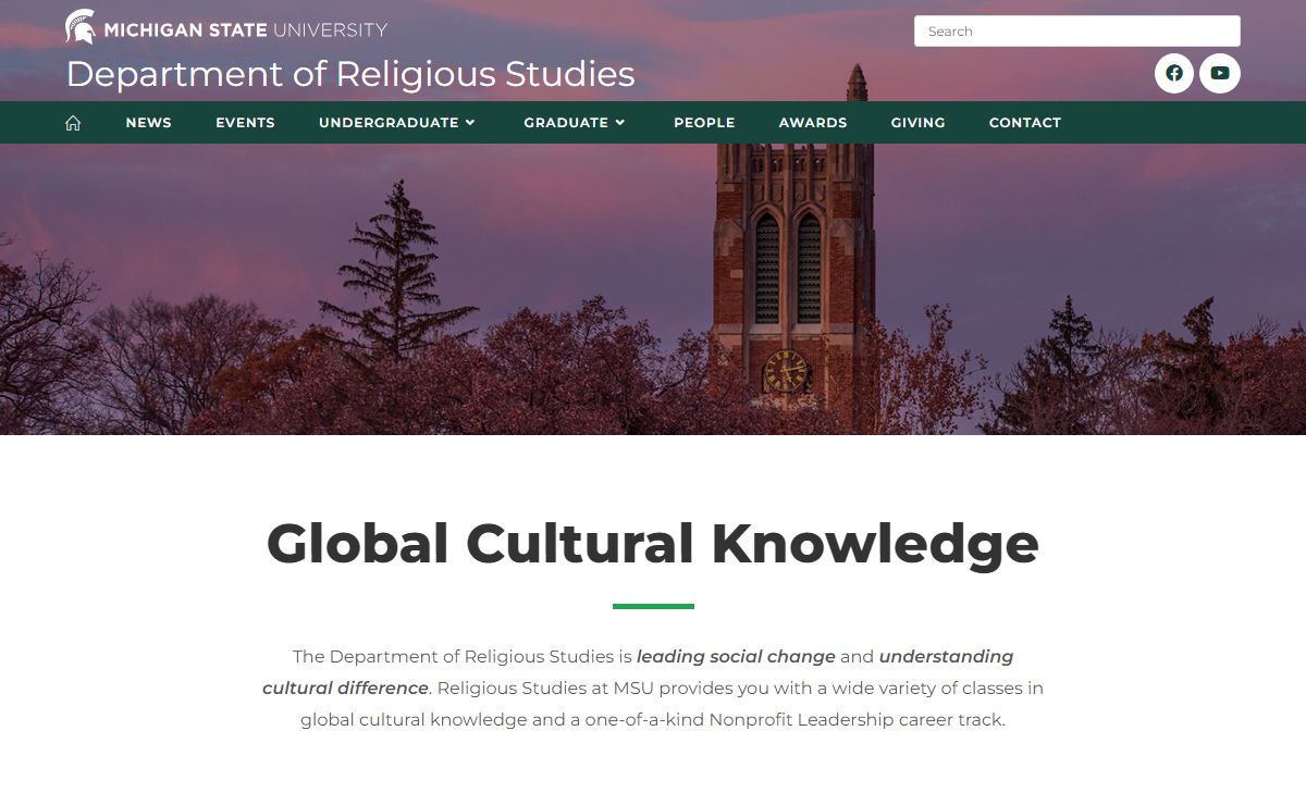 Department of Religious Studies – Michigan State University