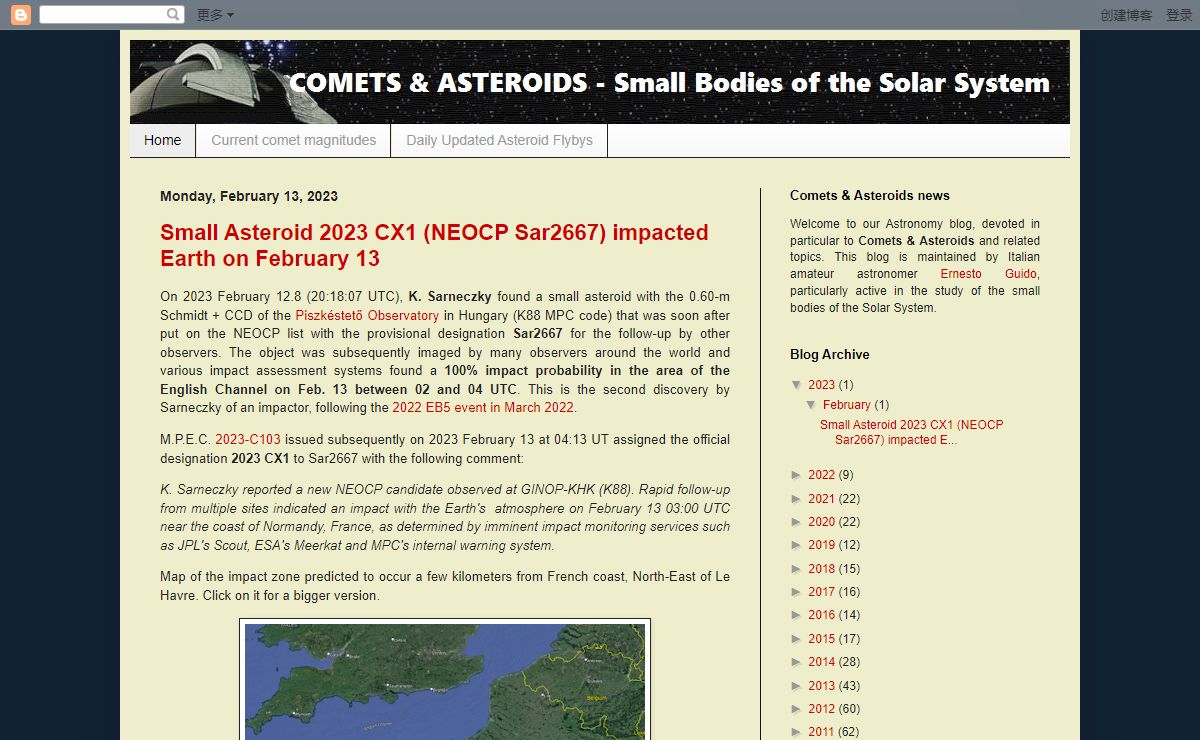 Comets & Asteroids - Small Bodies of the Solar System