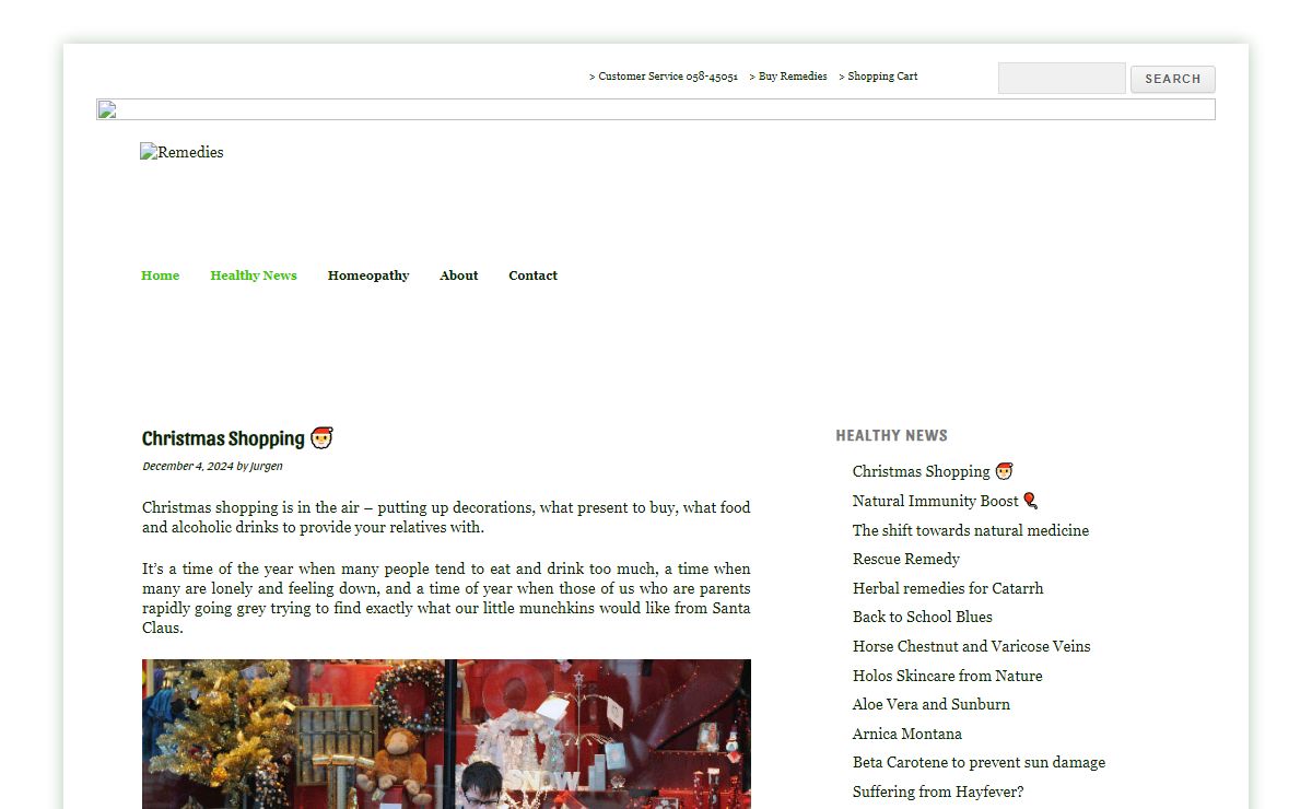 Remedies | Independent Health Store since 1996