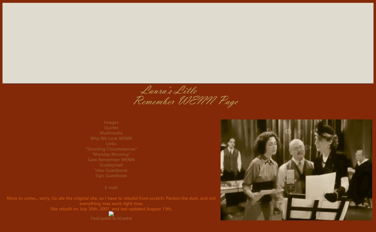 Laura's Little Remember WENN Page