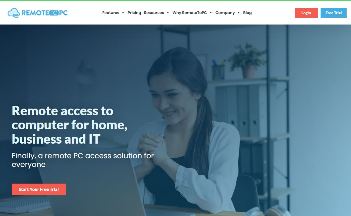Secure Remote Access to Computer Anywhere | RemoteToPC