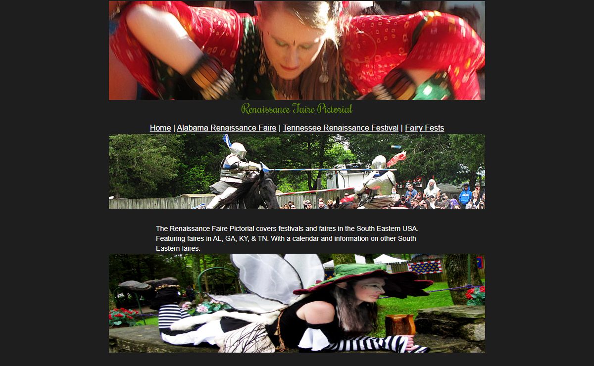† Welcome to the Renaissance Faire Pictorial †