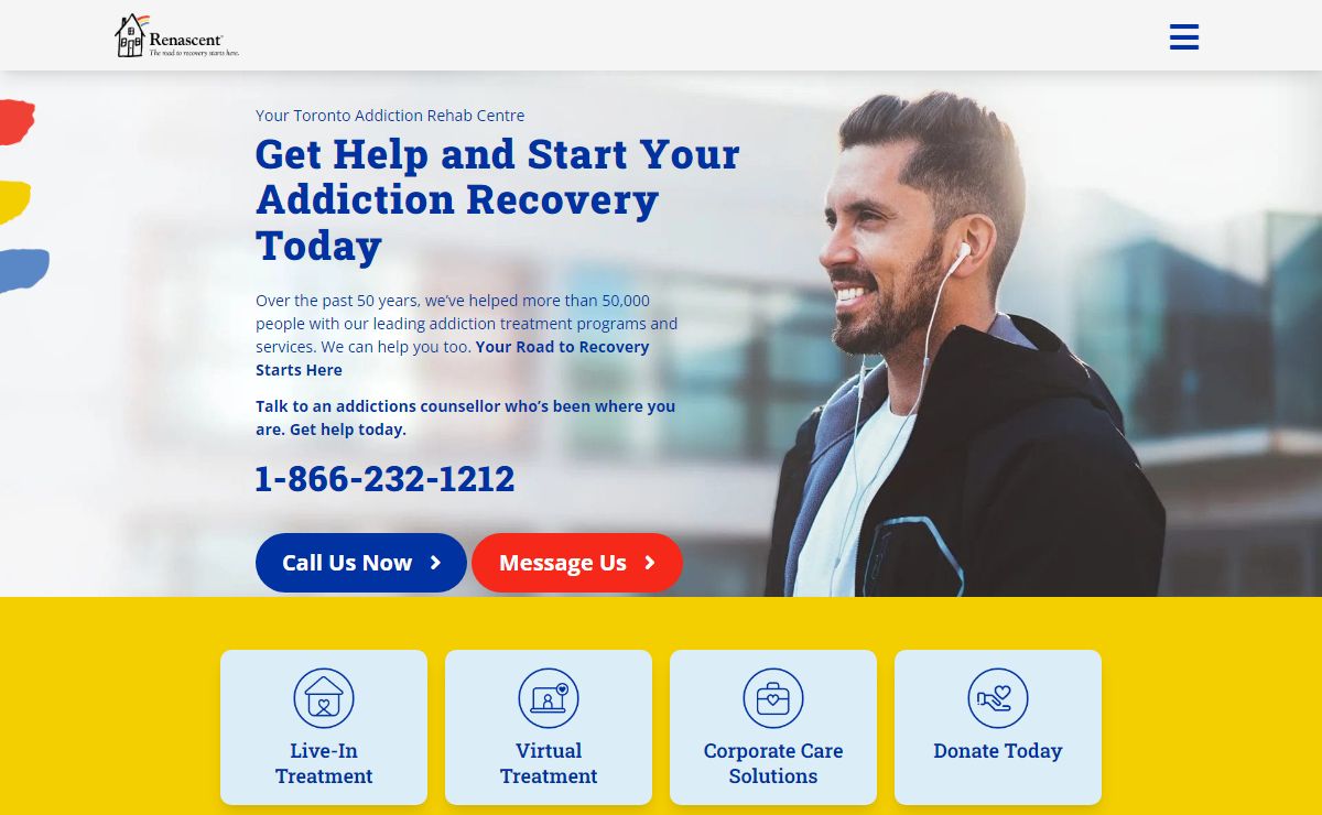 Toronto Addiction Rehab Centre - Renascent