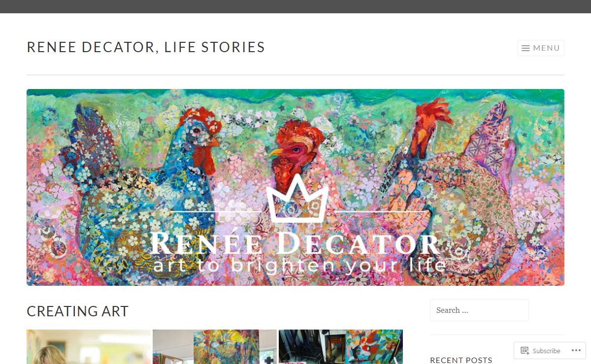 RENEE DECATOR, life stories – ART. FOOD. LIFE.