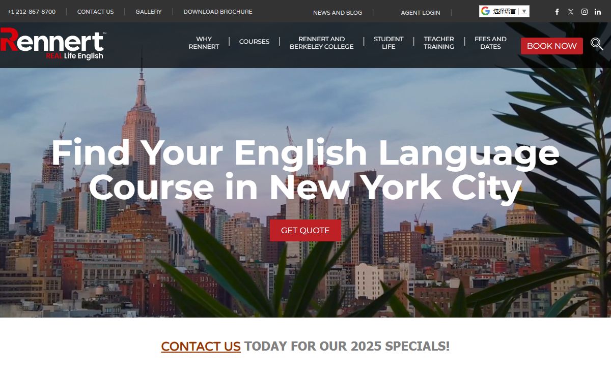 English Language Courses in New York City | Rennert International NYC