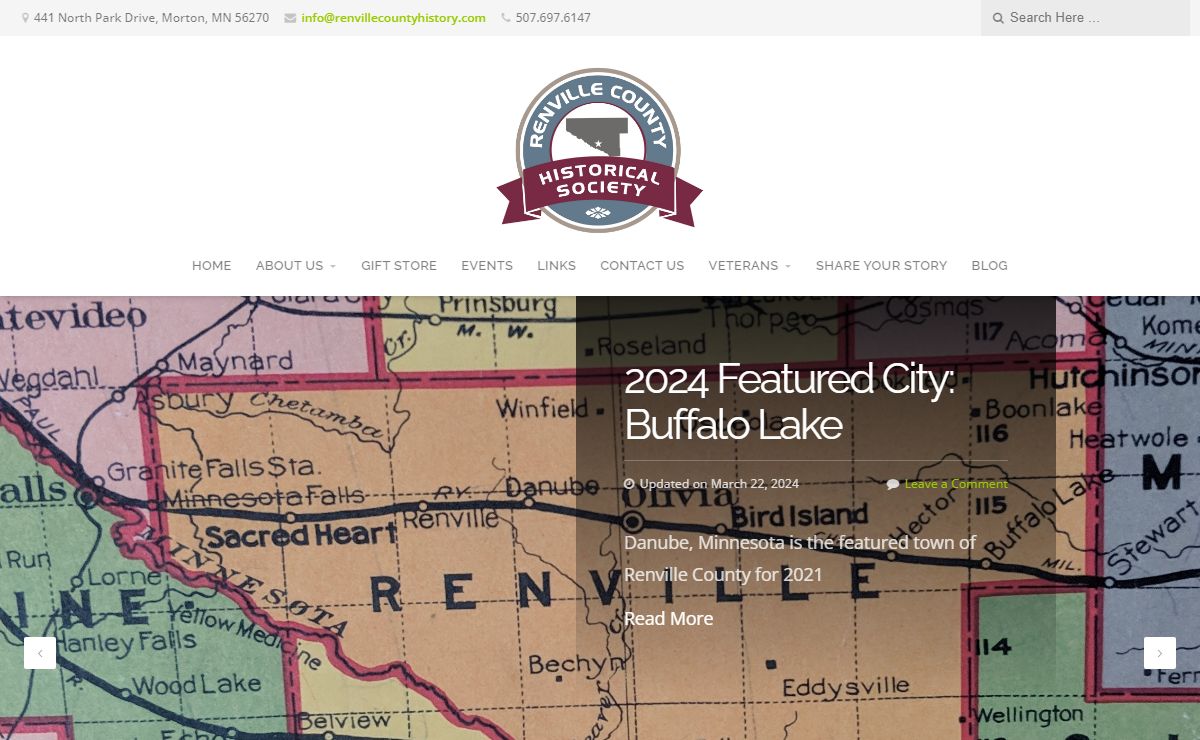 - Renville County Historical Society and Museum