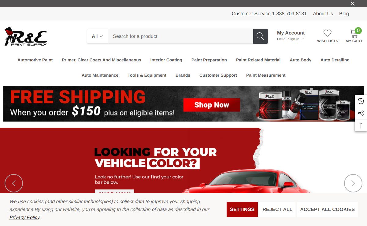 R & E Paint Supply | Premium Auto Paint Supplies & Equipment | Mountain Home, AR