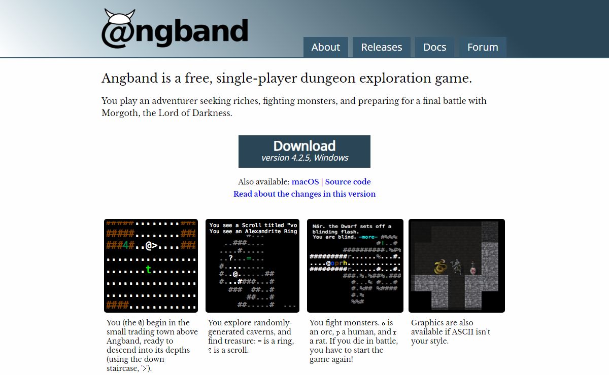 Home of Angband - angband.github.io