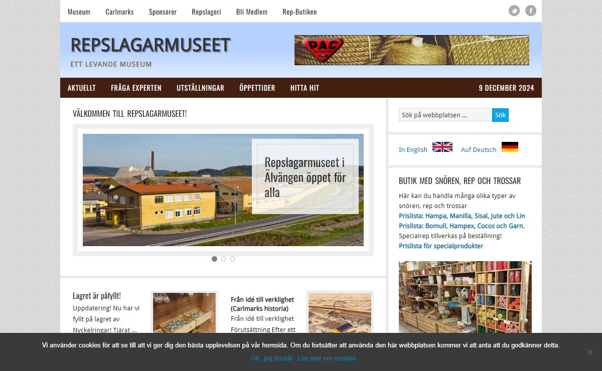 Repslagarbanan i Älvängen – Ett levande museum