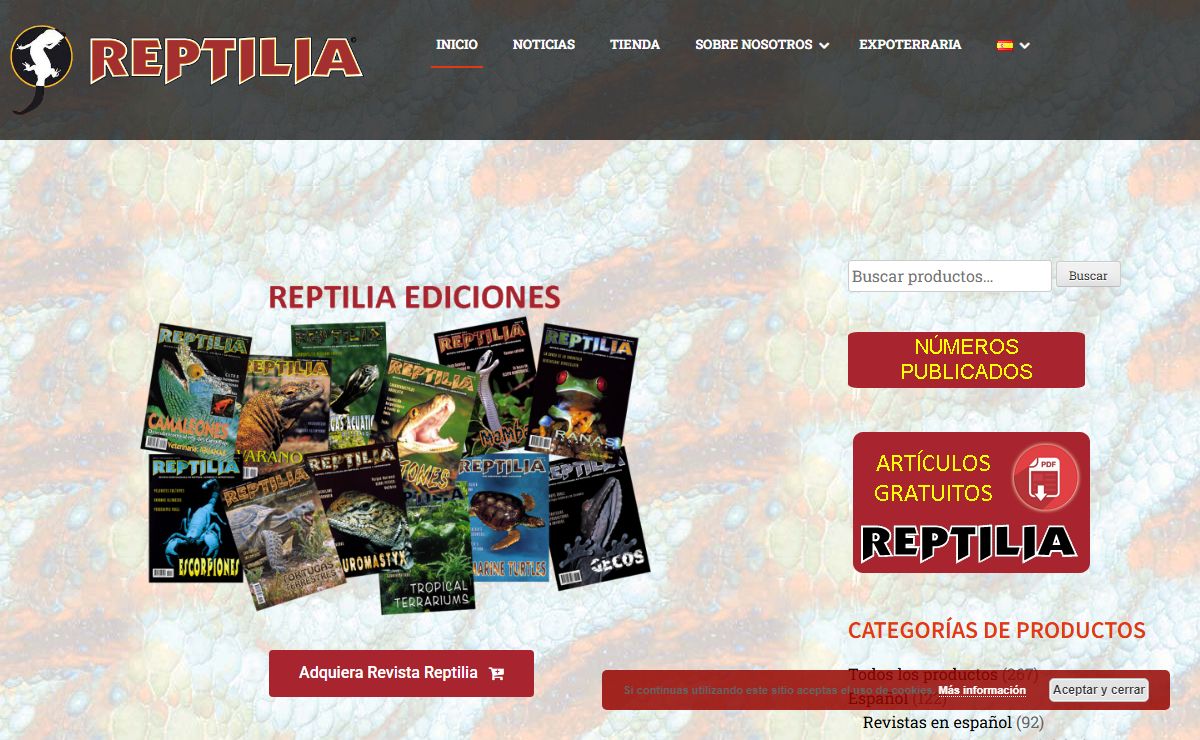 Reptilia – Revista de reptiles, anfibios y artrópodos