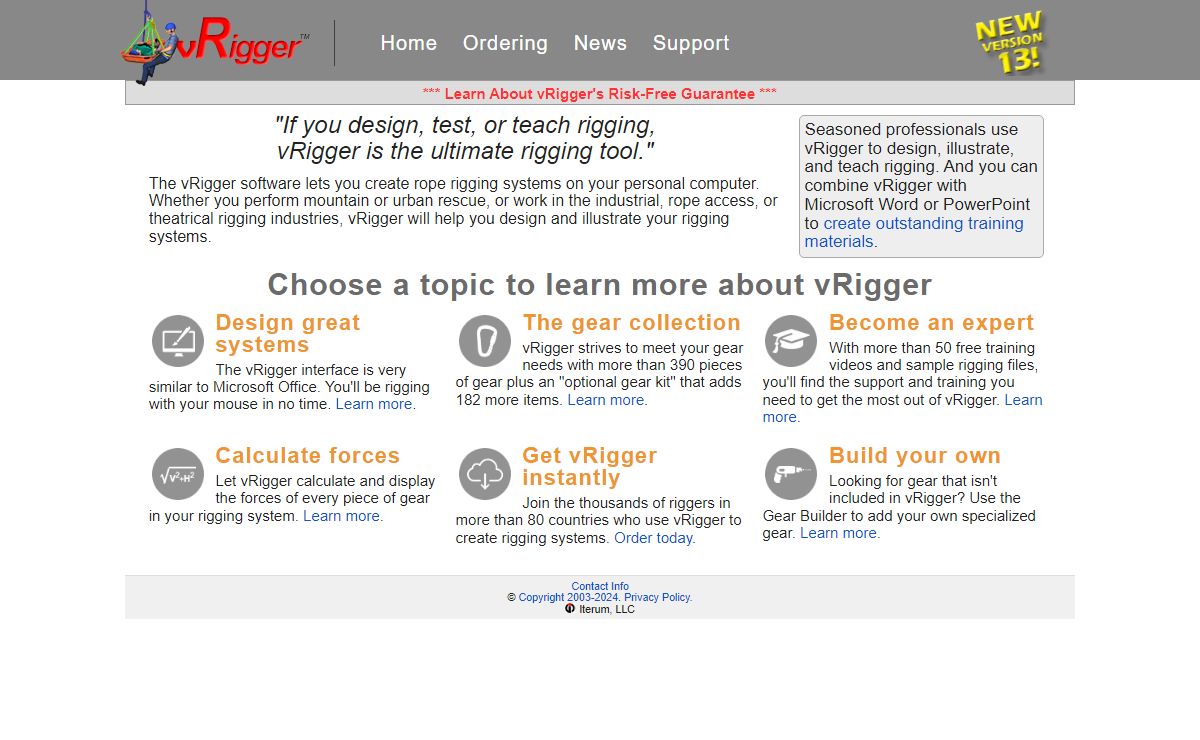 vRigger Rope Rigging Software
