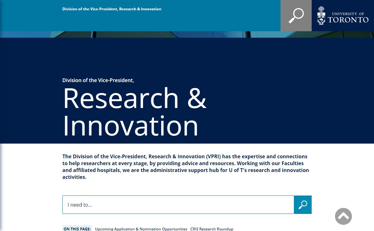 Research & Innovation | University of Toronto
