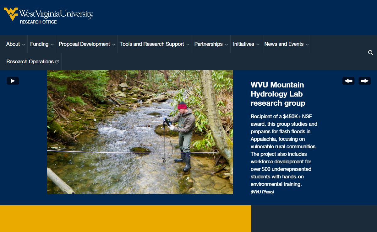 Research Office at West Virginia University