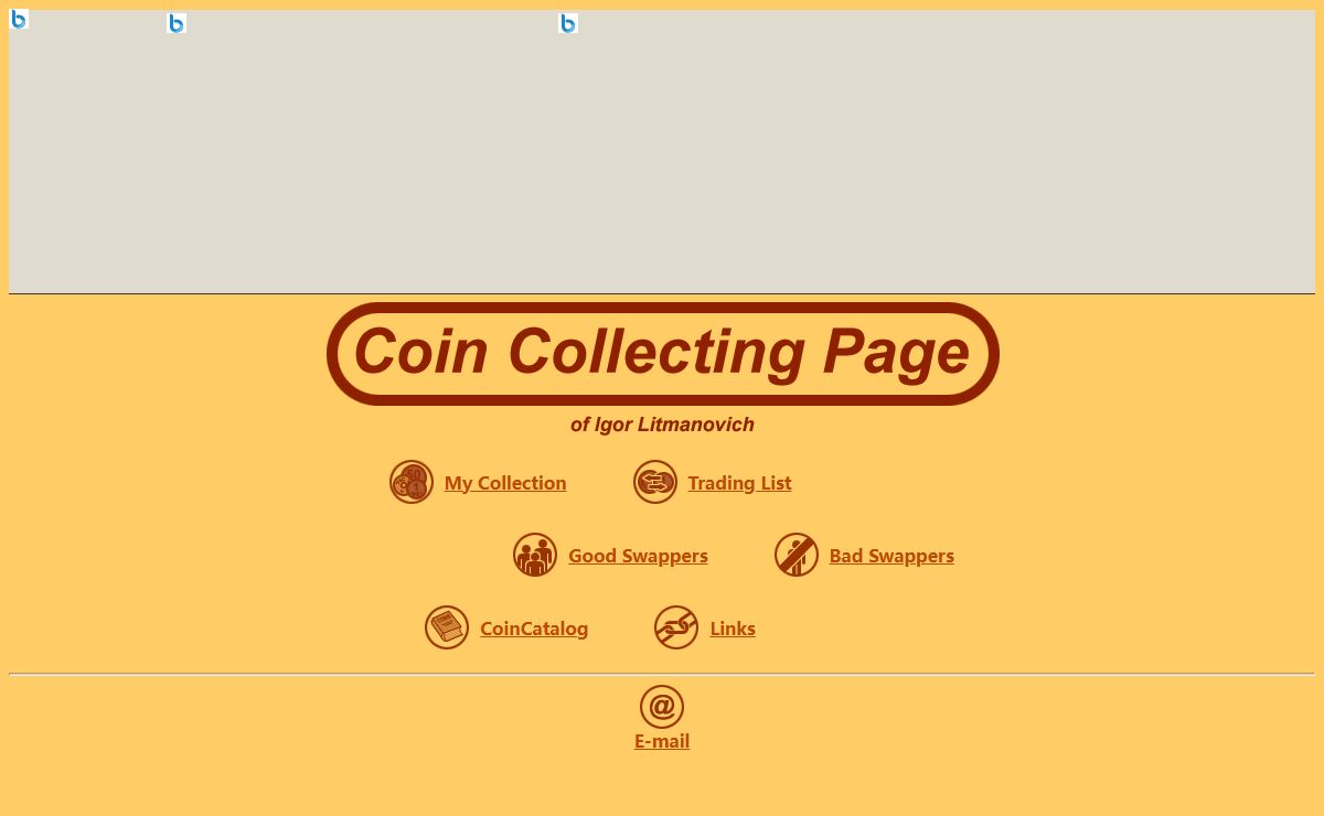 Coin Collecting Page of Igor Litmanovich