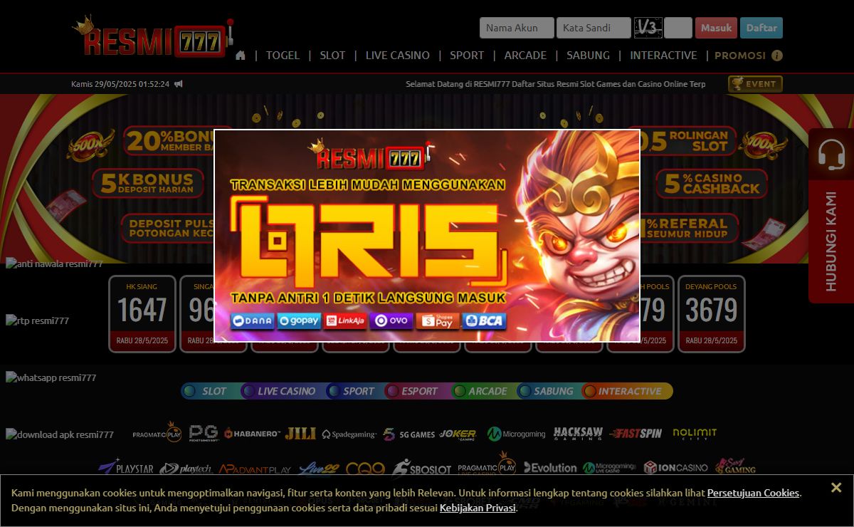 Resmi777 : Platform Digital Media Gaming Masa Depan Resmi Terbaru Tahun 2025 & 2026