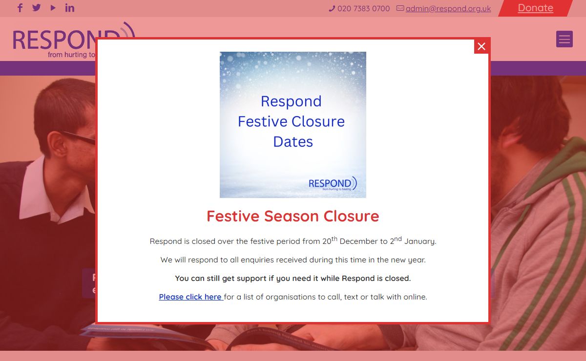 Supporting the lives of people with learning disabilities and autism / Respond