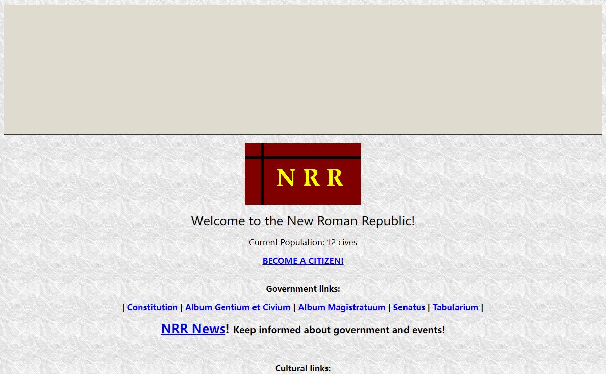 The New Roman Republic
