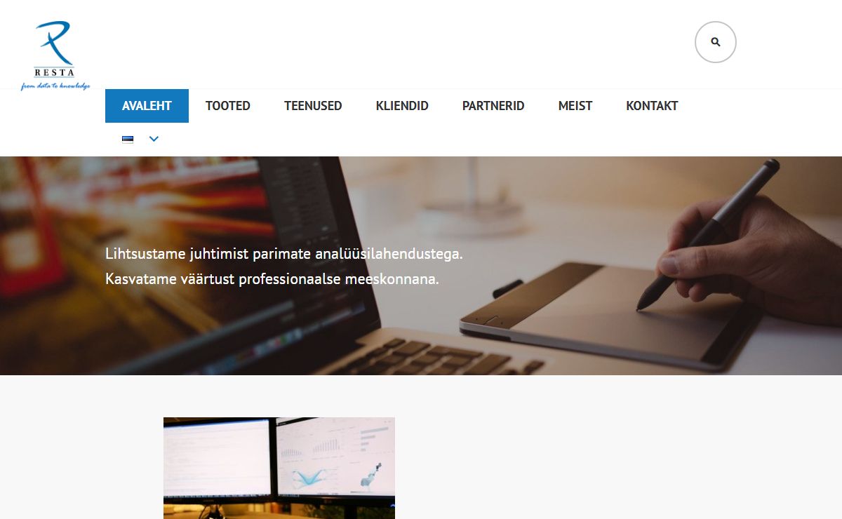 Resta | Andmeanalüüsi- ja konsultatsiooni firma