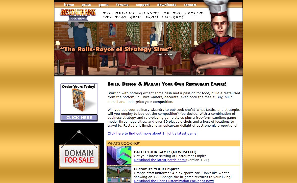 Restaurant Empire – The Official Web Site of the Highly Popular 3D Restaurant Simulation Game