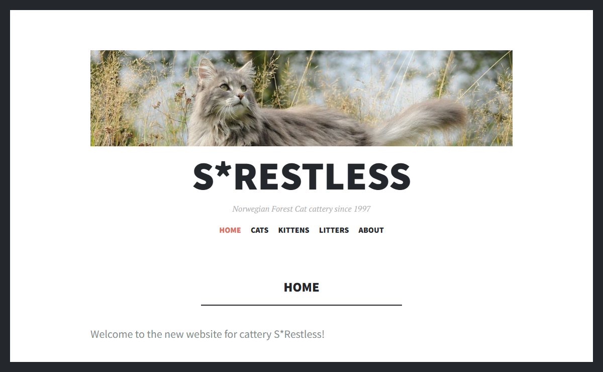 S*Restless – Norwegian Forest Cat cattery since 1997