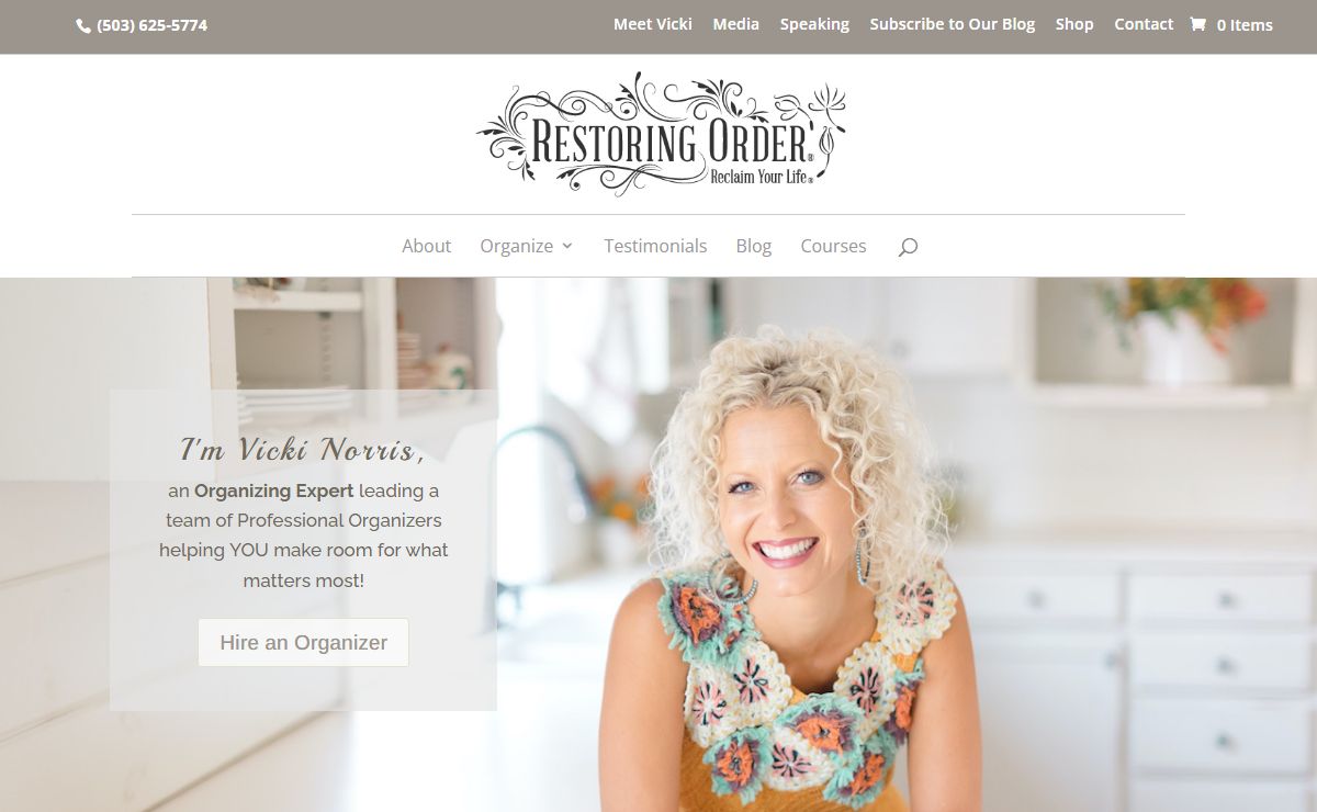 Vicki Norris' Restoring Order | A Professional Organizing Company