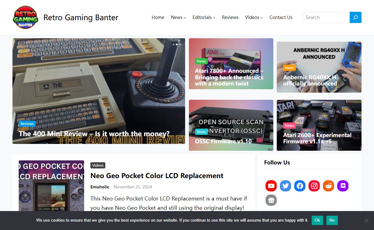 Retro Gaming Banter - News, guides, reviews and videos