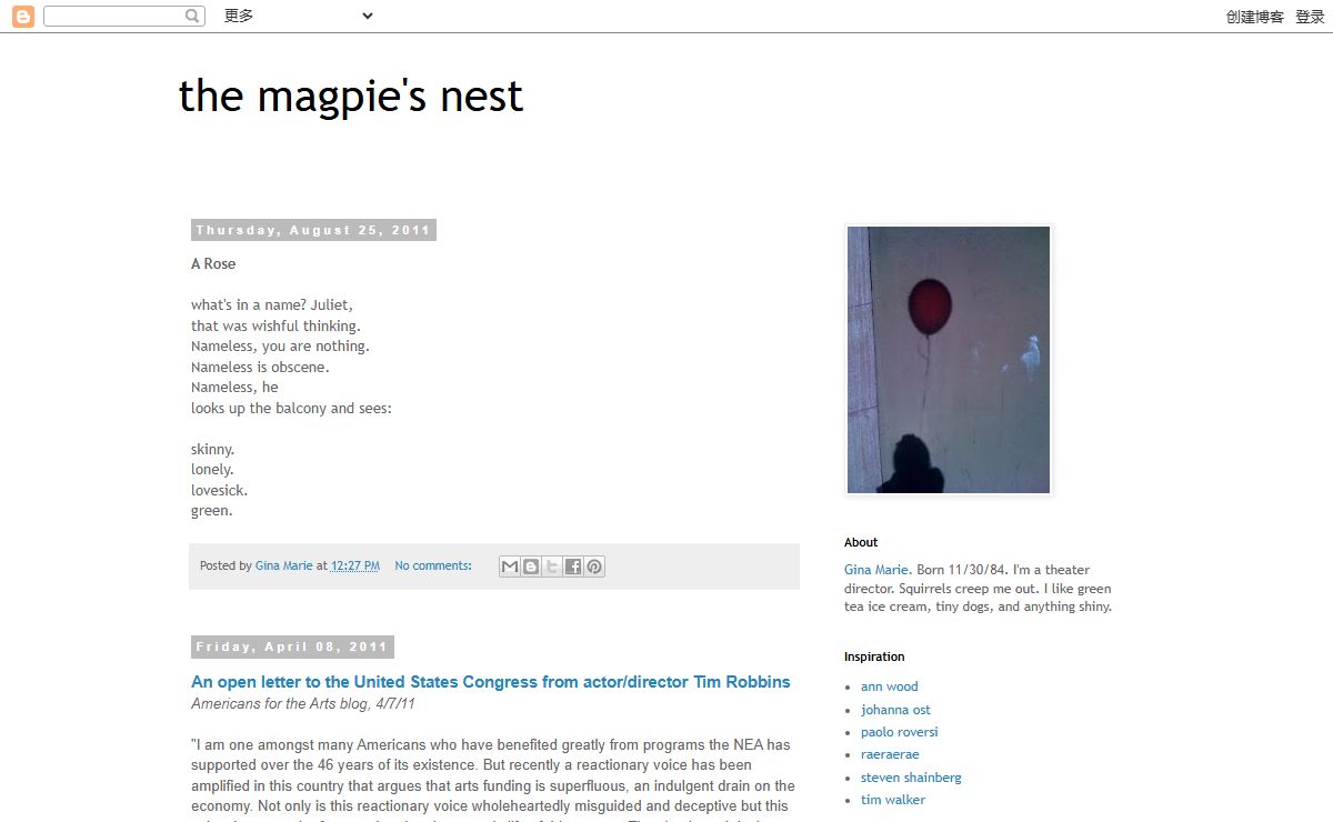 the magpie's nest