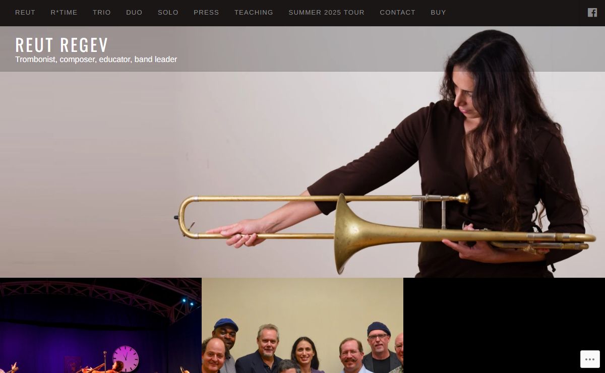 Reut Regev – Trombonist, composer, educator, band leader