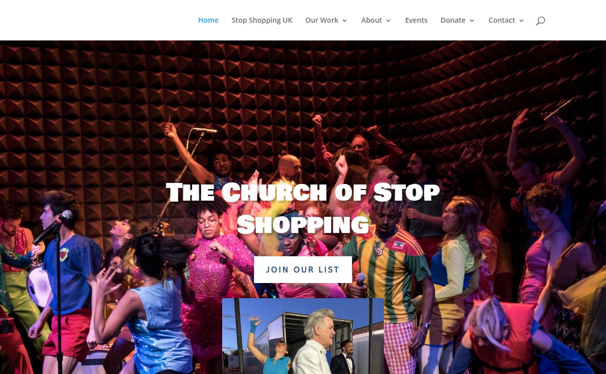 Reverend Billy and the Stop Shopping Choir - Home