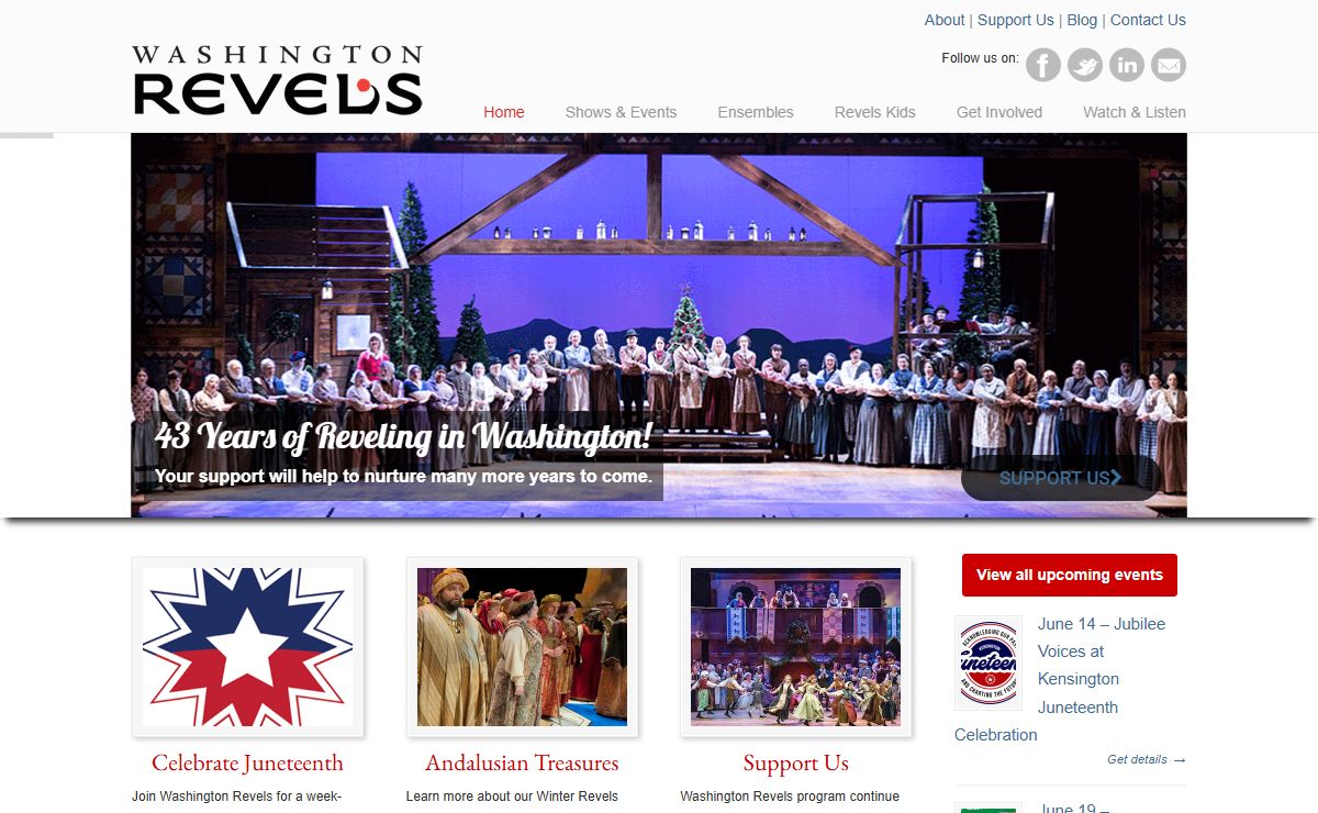 Home - Washington Revels
