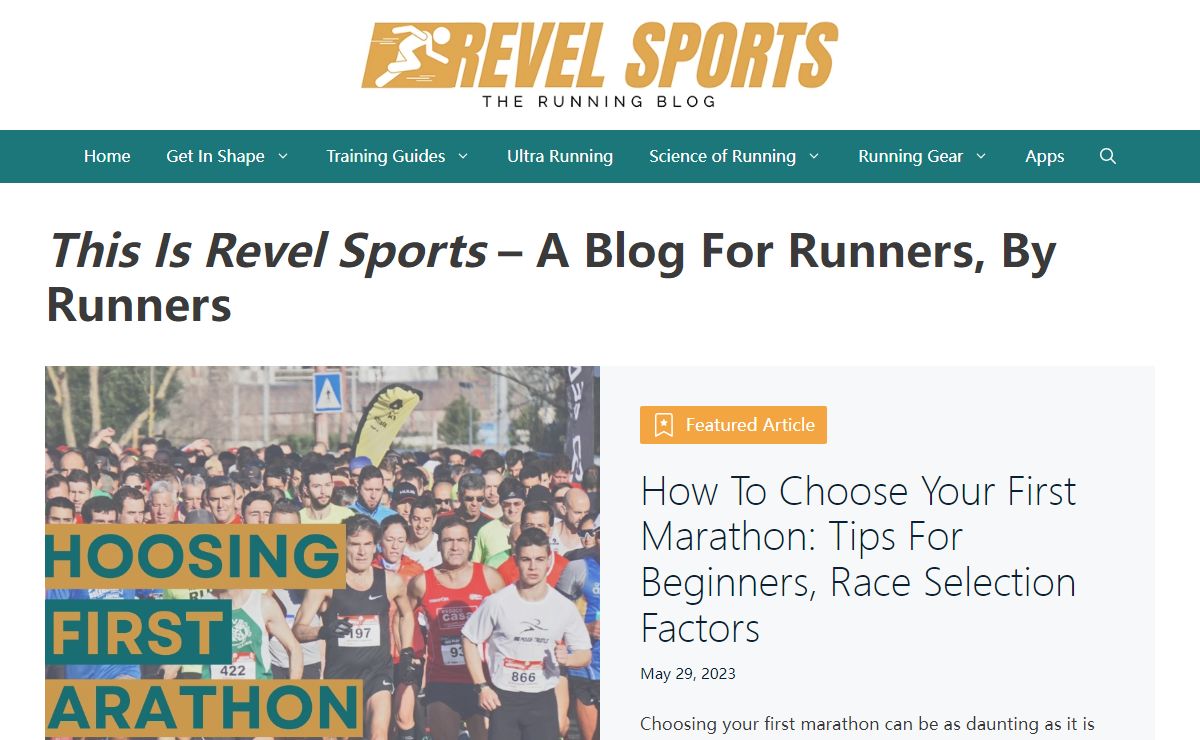 Revel Sports - Blog For Runners, By Runners [Beat Your Best]