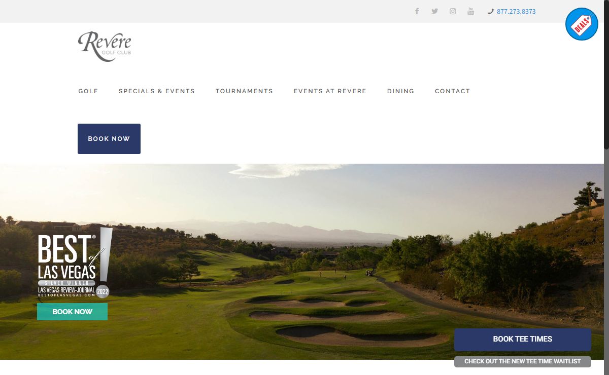 Las Vegas Golf Course | The Revere Golf Club