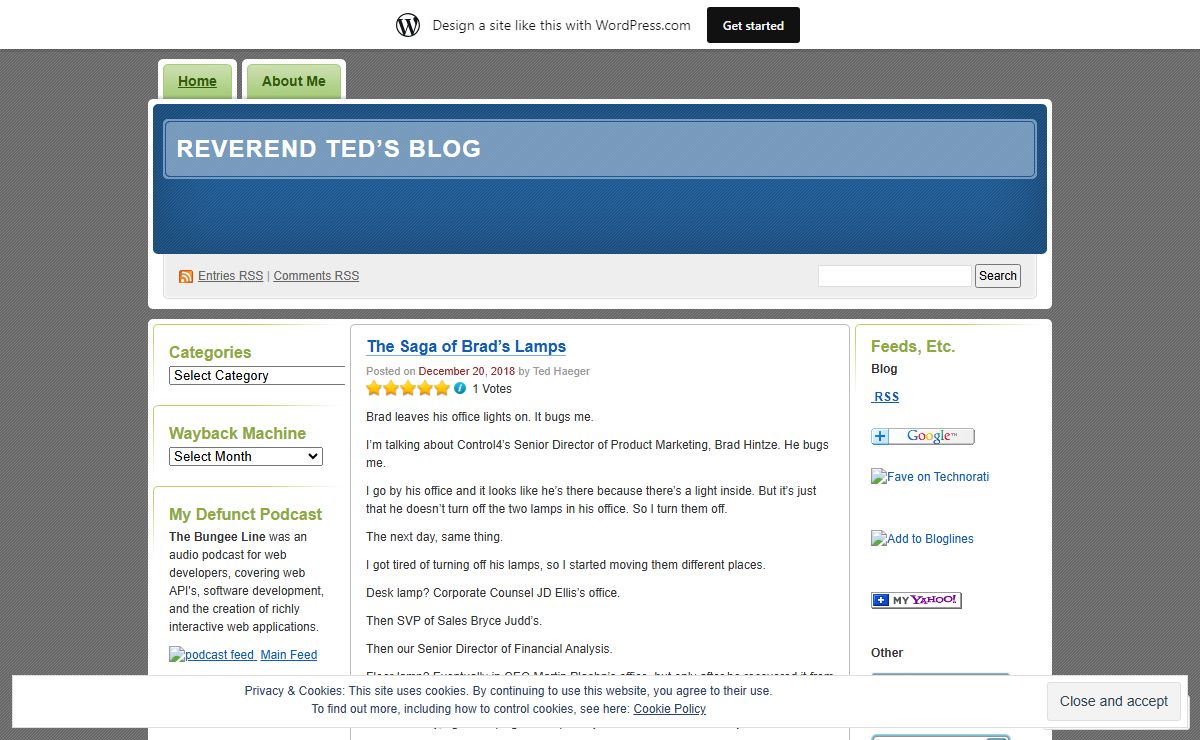 Reverend Ted's Blog | Also known as “Open Source Advocacy with Reverend Ted”