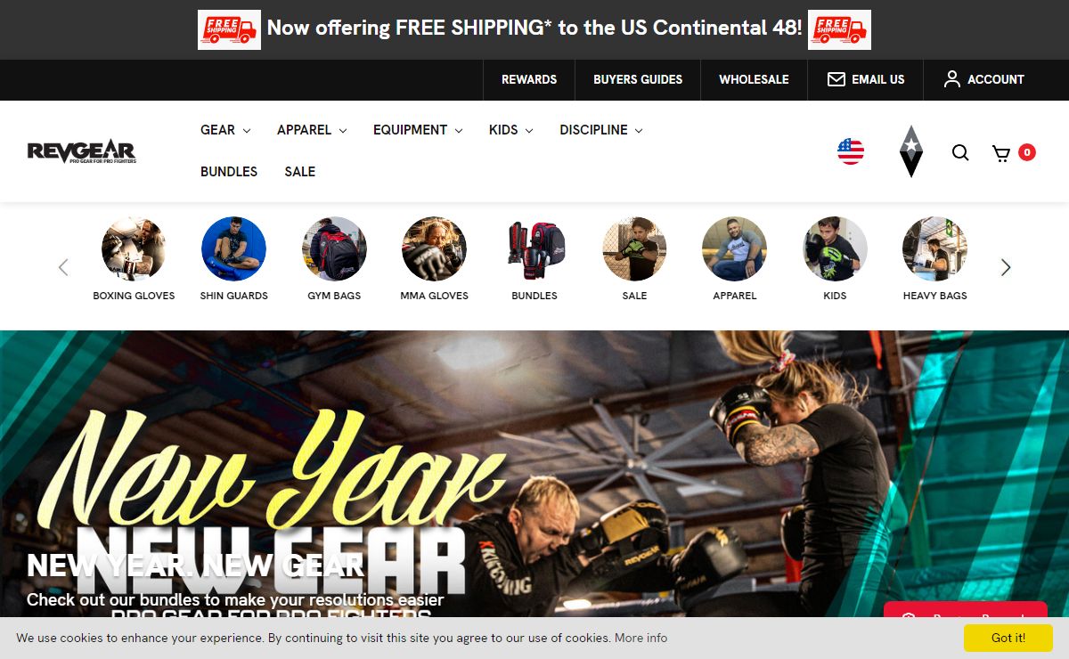 Martial Arts Supplies | MMA Gear | Boxing Gear | Revgear