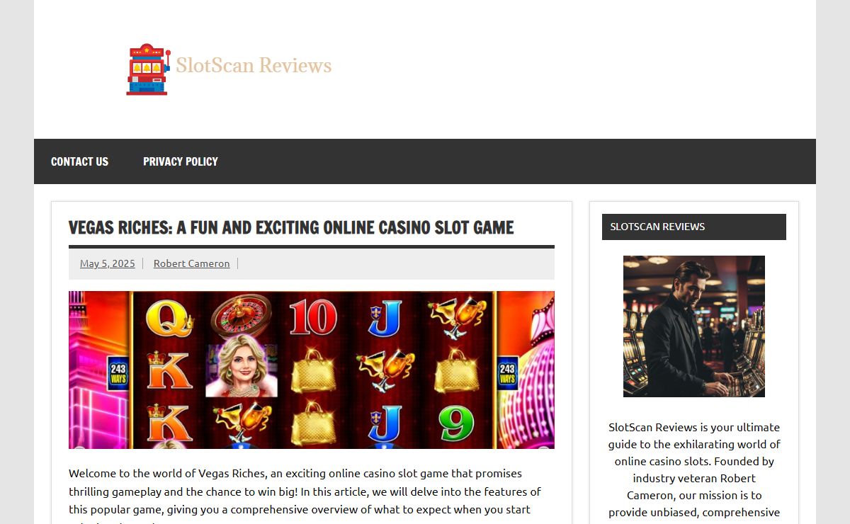 SlotScan Reviews: Top Online Casino & Slot Game Insights