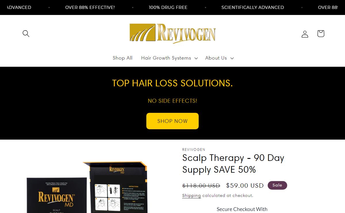 Scalp Therapy | Shampoo | Hair Loss Prevention | Revivogen®