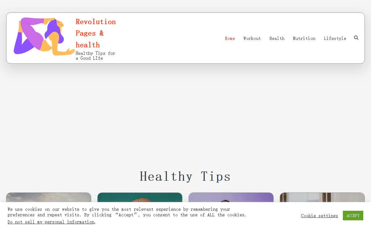 Revolution Pages & health – Healthy Tips for a Good LIfe
