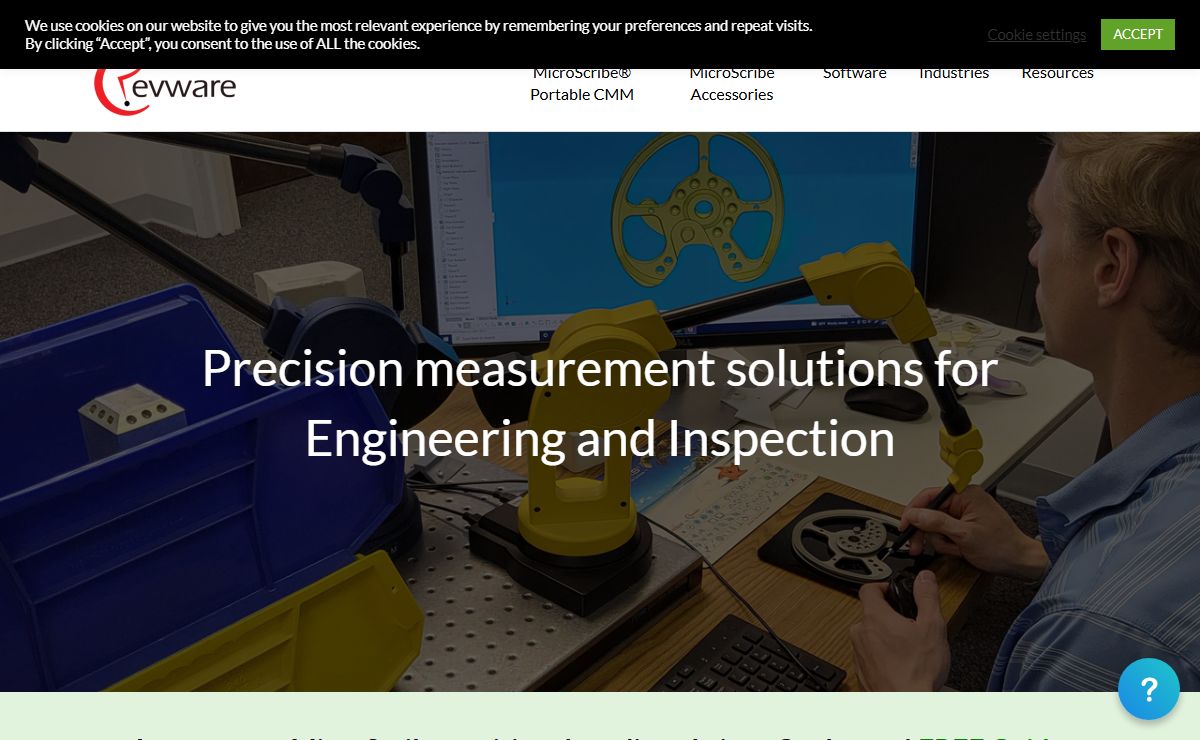 Affordable Portable 3D Measurement Solutions - Revware Portable CMMs